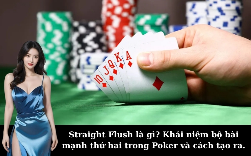 Straight Flush là gì? Khái niệm bộ bài mạnh thứ hai trong Poker và cách tạo ra.