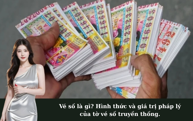 Vé số là gì? Hình thức và giá trị pháp lý của tờ vé số truyền thống.