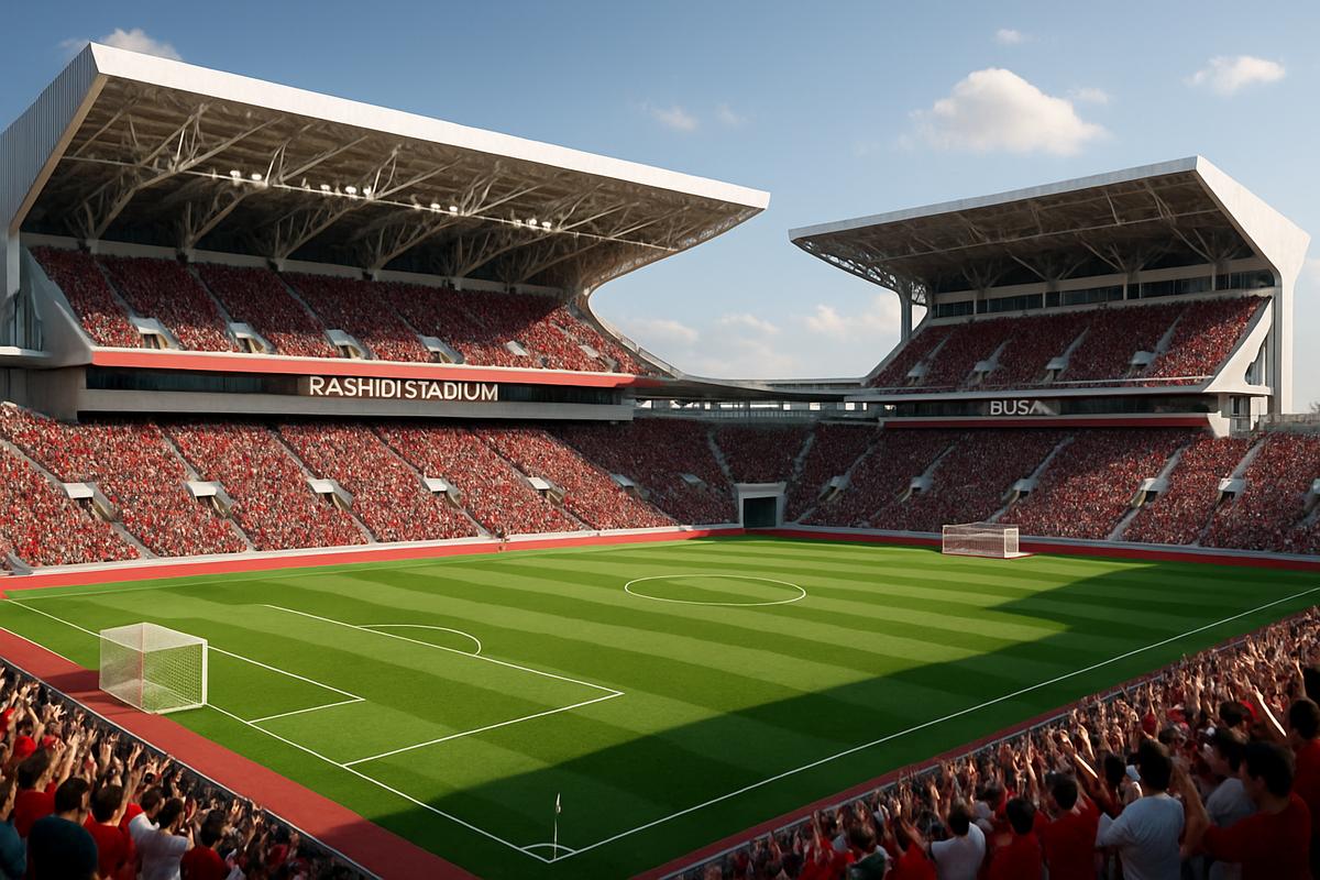 sân vận động Al-Ahli Dubai Rashid Stadium cổ động viên bóng đá