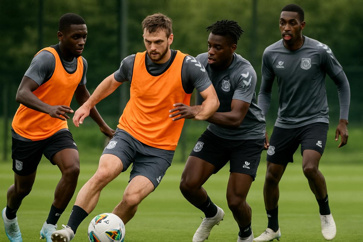 Đội bóng Amiens SC luyện tập – ngôi sao bóng đá và huấn luyện viên đội bóng Amiens