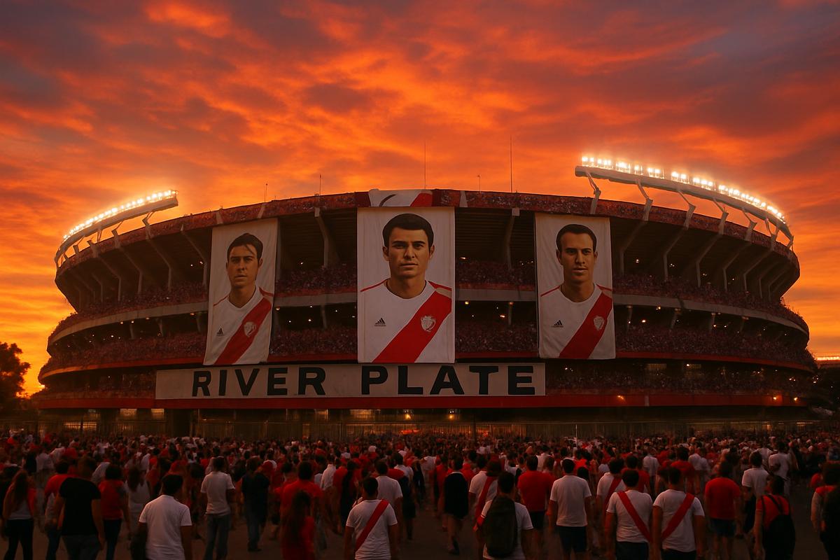Superclásico River Plate vs Boca Juniors sân vận động Monumental bóng đá Argentina