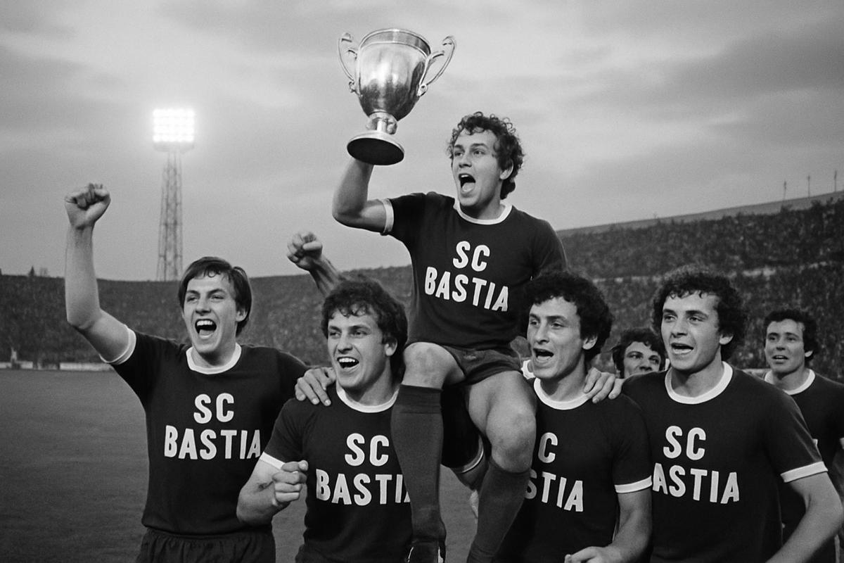 Câu lạc bộ bóng đá Bastia Sporting Club de Bastia lịch sử Corsica