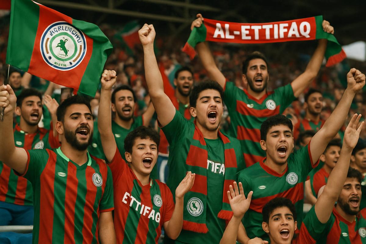 cổ động viên Al Ettifaq cổ vũ văn hóa bóng đá Ả Rập Xê Út