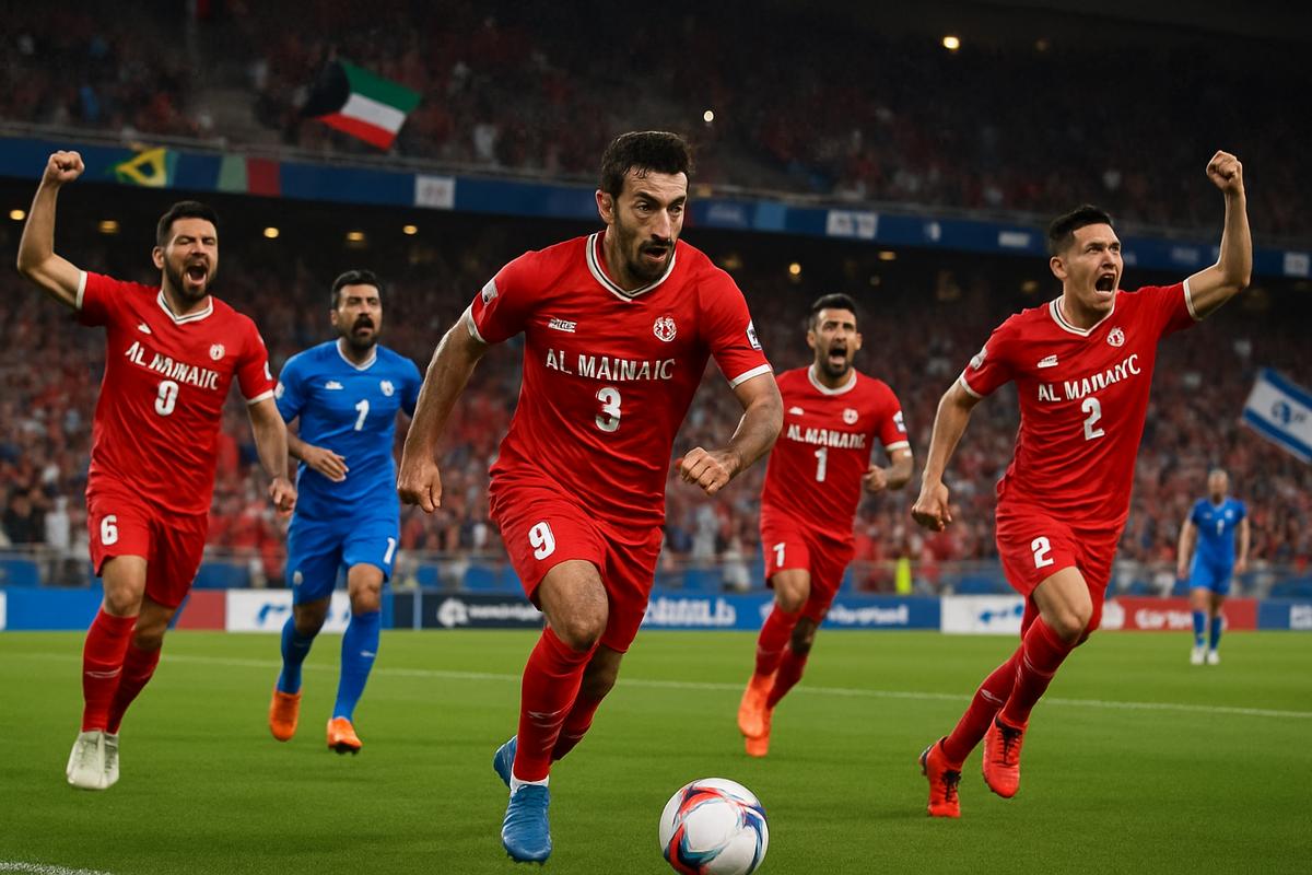 Al Najma FC thi đấu tại giải đấu quốc tế AFC Cup Bahrain