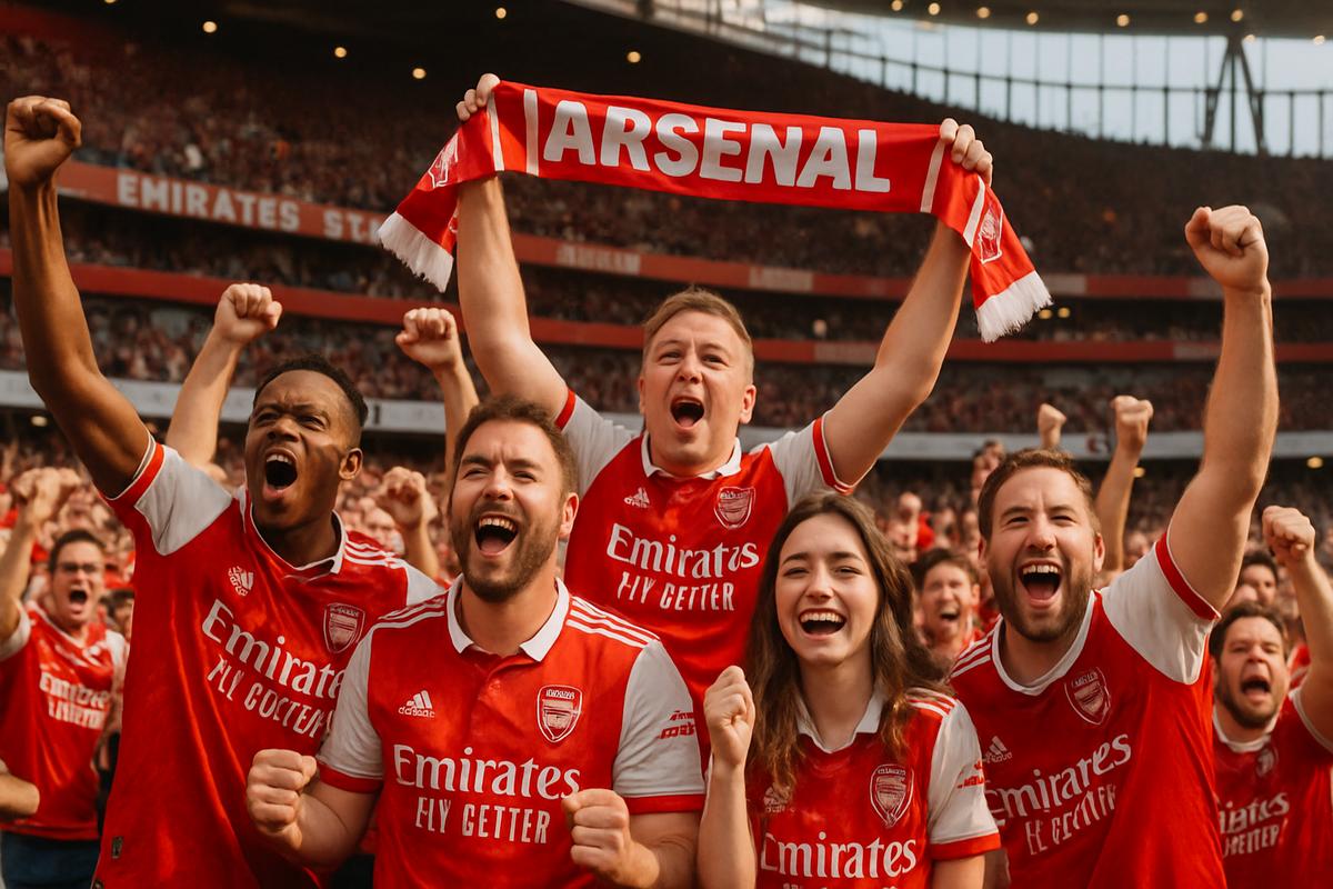cổ động viên Arsenal Emirates Stadium Derby Bắc Luân Đôn Gooners