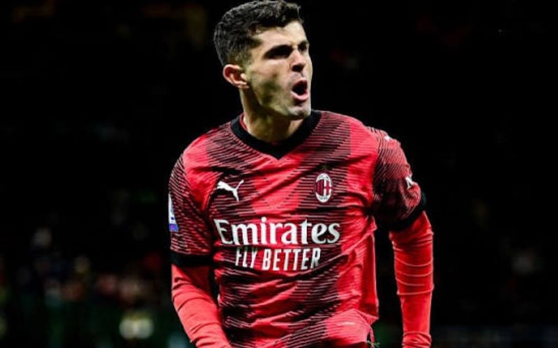 Christian Pulisic duy trì phong độ ghi bàn ổn định cùng AC Milan